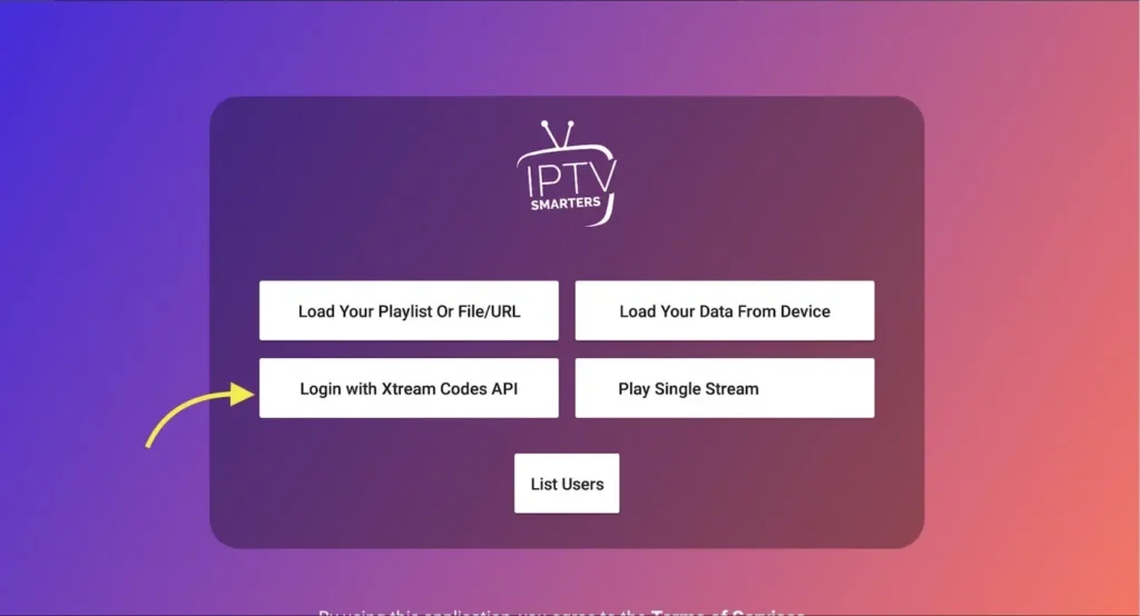 IPTV Smarters Pro installeren op Smart TV (Samsung/LG) 3 iptv smarter step3